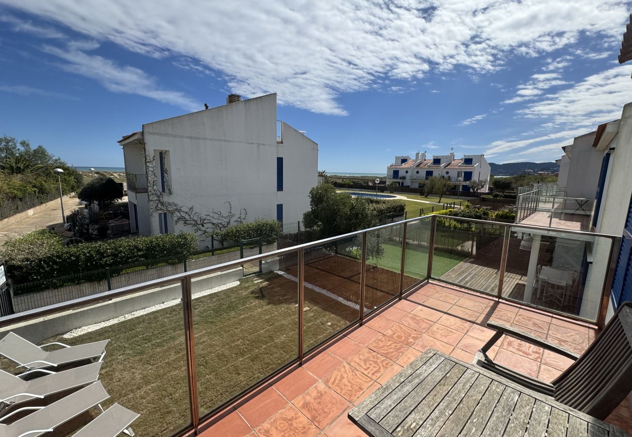 Casa adossada en Torroella de Montgri - Les Dunes 107 - A 60 m de la platja, aire,  piscina i jardí