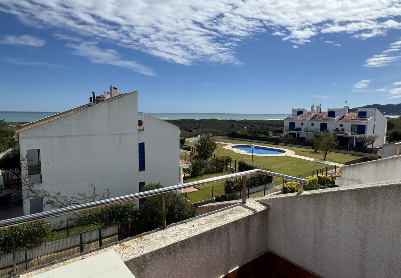 Casa adossada en Torroella de Montgri - Les Dunes 107 - A 60 m de la platja, aire,  piscina i jardí