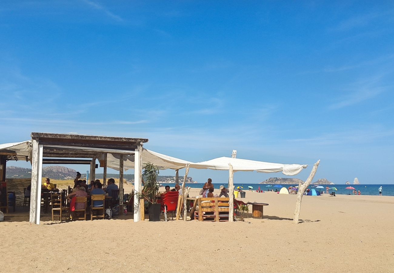 Casa adossada en Torroella de Montgri - Les Dunes 107 - A 60 m de la platja, aire,  piscina i jardí