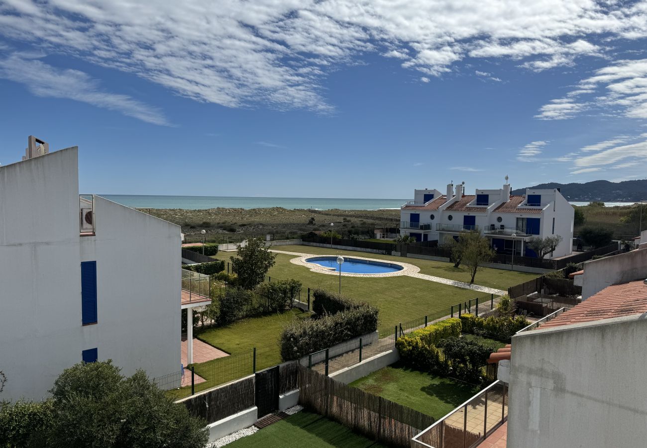 Casa adosada en Torroella de Montgri - Les Dunes 107 - A 60 m de la playa, aire, piscina y jardín