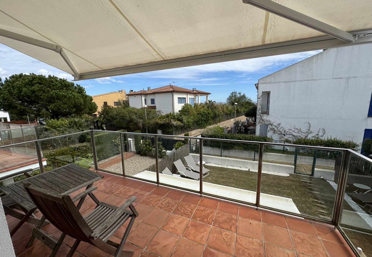 Casa adosada en Torroella de Montgri - Les Dunes 107 - A 60 m de la playa, aire, piscina y jardín