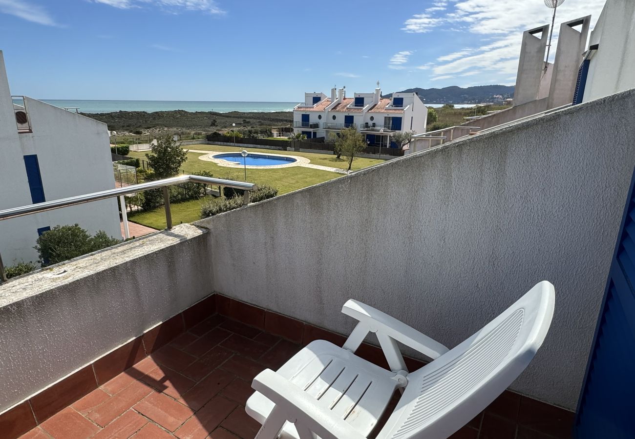 Casa adosada en Torroella de Montgri - Les Dunes 107 - A 60 m de la playa, aire, piscina y jardín