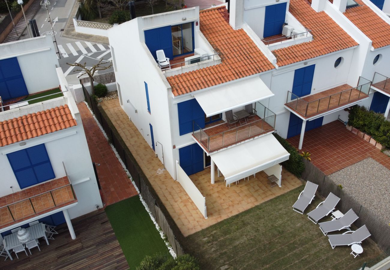 Maison mitoyenne à Torroella de Montgri - Les Dunes 107 - 60 m de la plage, climatisation,  piscine et jardin