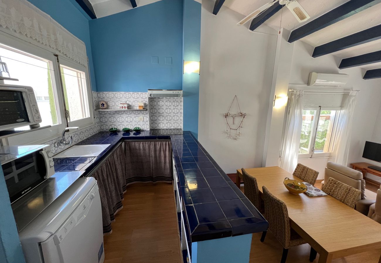 Maison mitoyenne à Torroella de Montgri - Martinet Pati Blau avec piscine privé