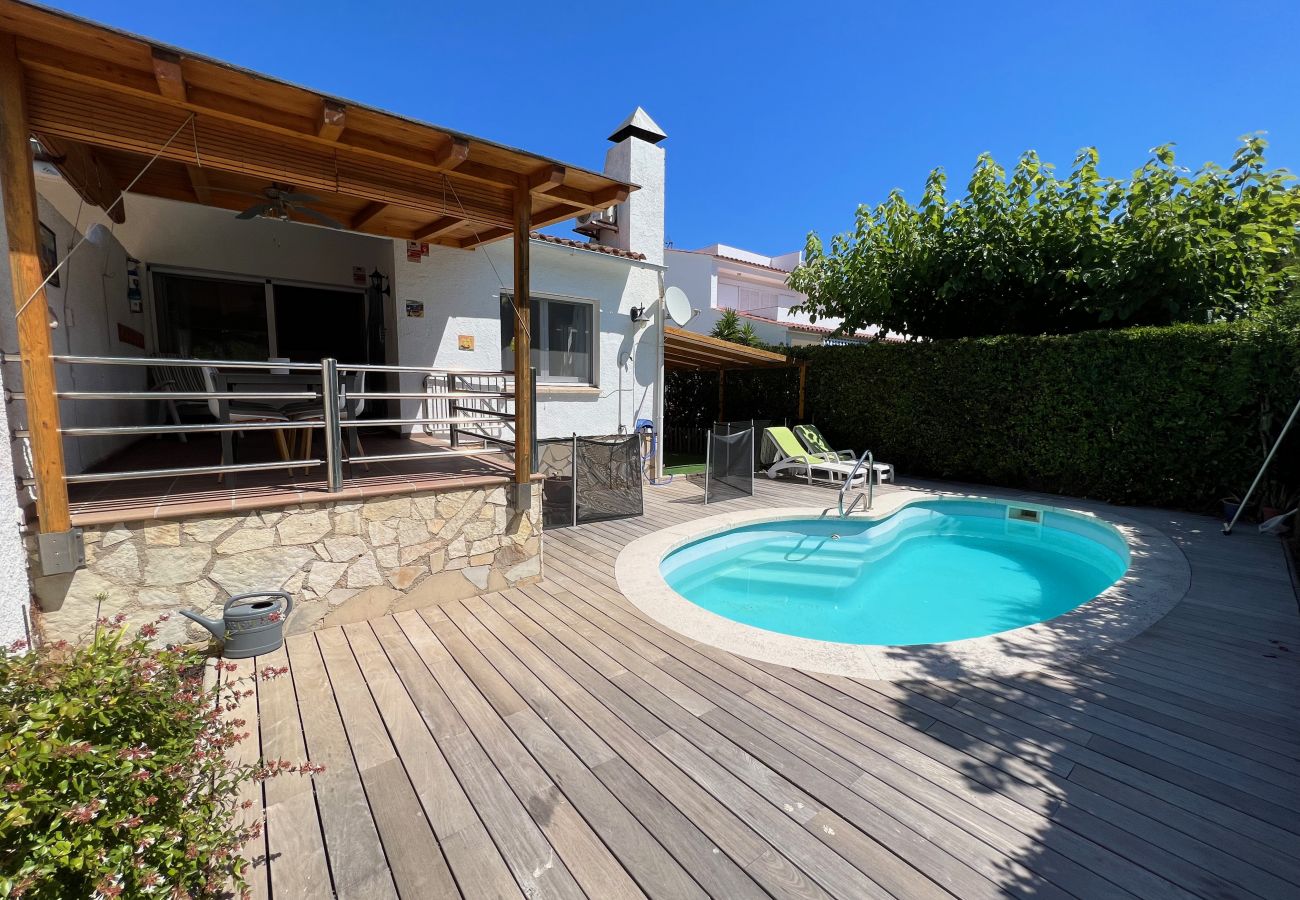 Maison mitoyenne à Torroella de Montgri - Martinet Pati Blau avec piscine privé